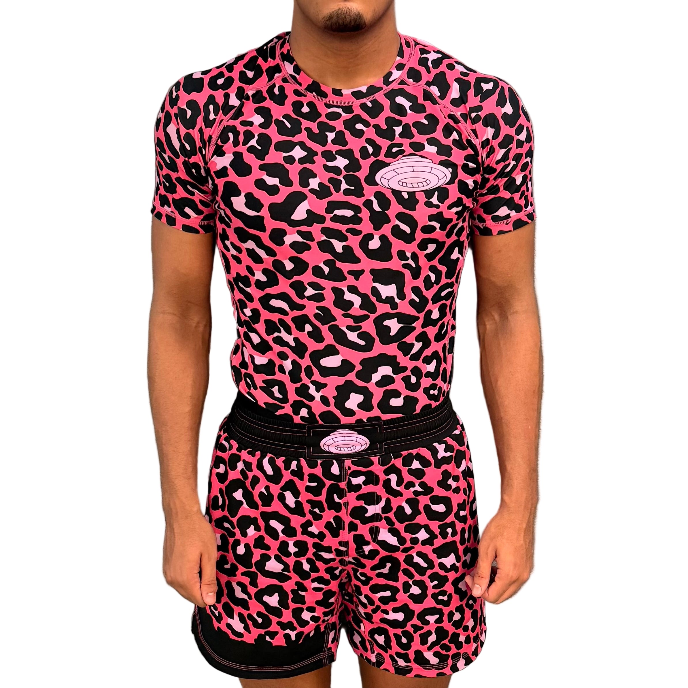 Pink Leopard Rash Guard [PREORDER]