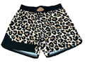 Brown Leopard Grapple Shorts