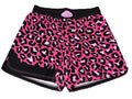 Pink Leopard Grapple Shorts