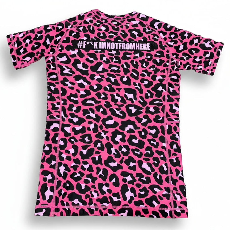 Pink Leopard Rash Guard [PREORDER]