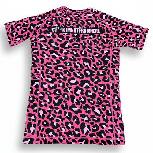 Pink Leopard Rash Guard